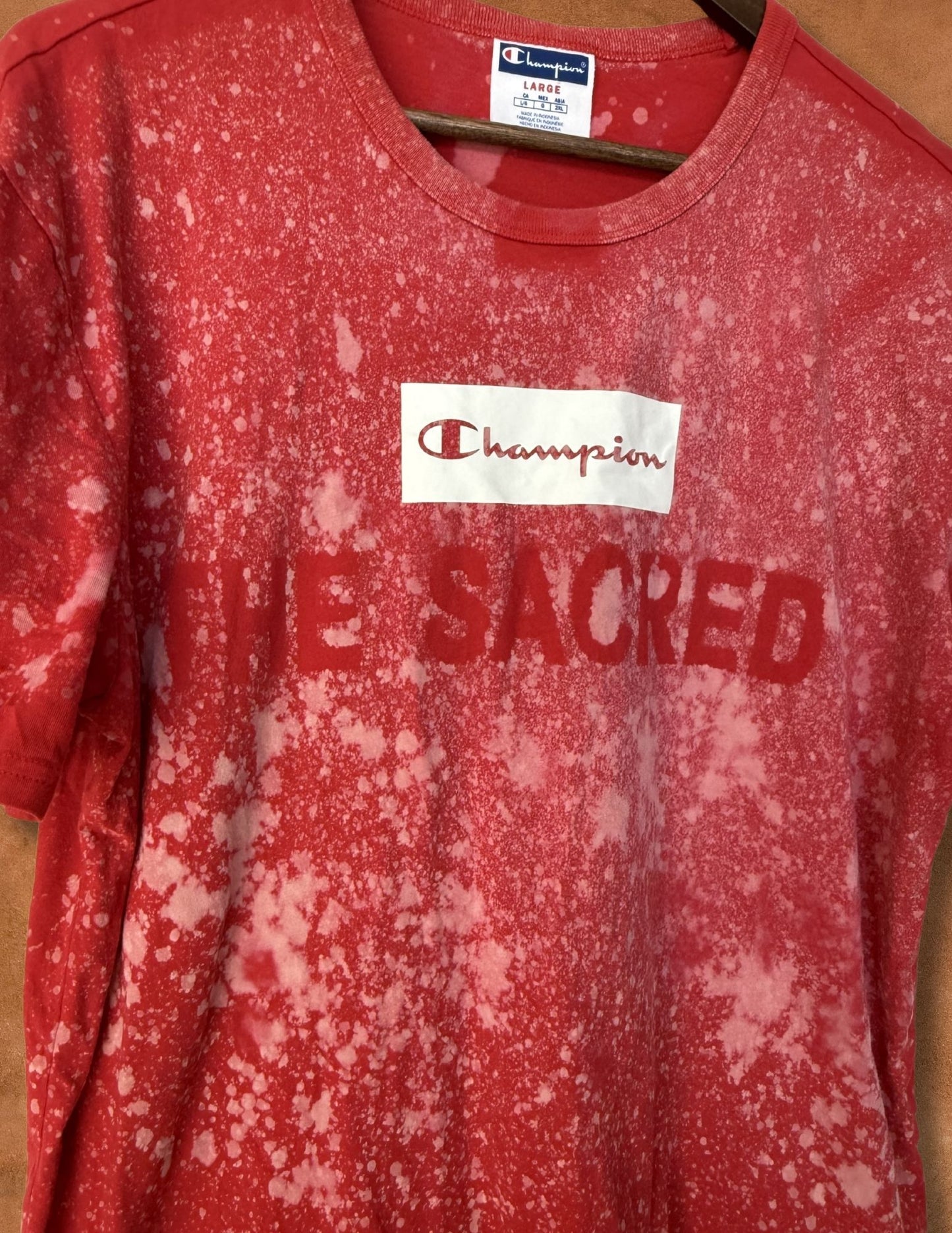 Upcycled Vintage Tee- 44 x 27 Champion The Sacred