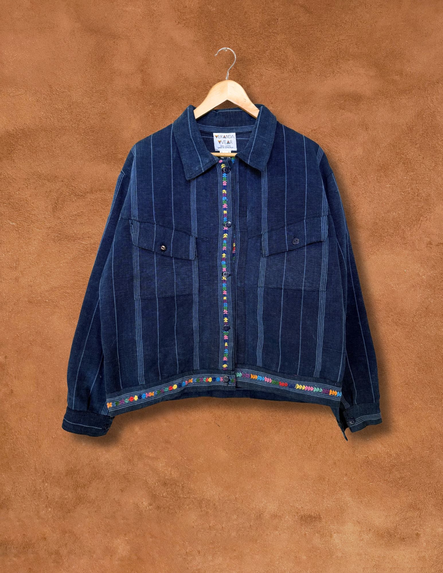 Vintage 80s Guatemalan Jacket 50 x 24