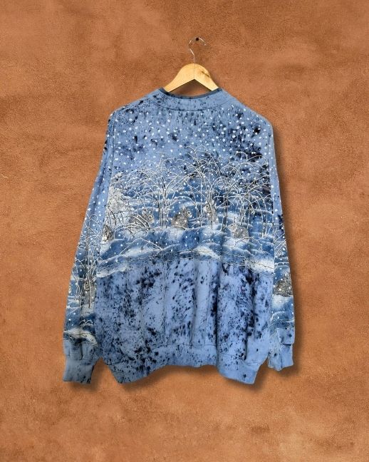Upcycled Vintage 80s Snowbunny Sweatshirt