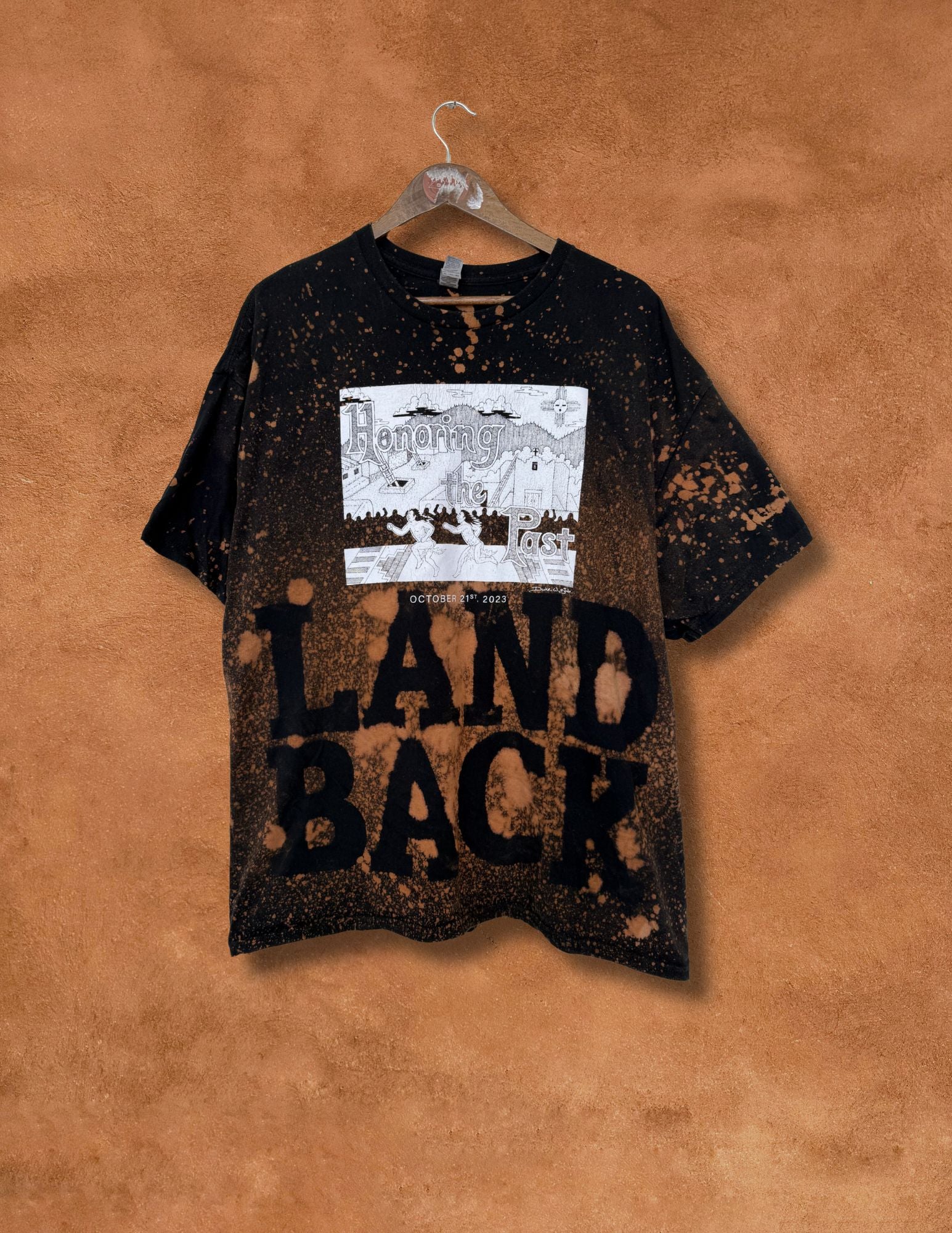 Upcycled Vintage Tee- Land Back 2XL