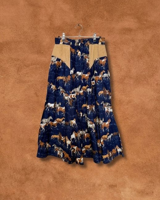 Vintage 80s Rodeo Skirt