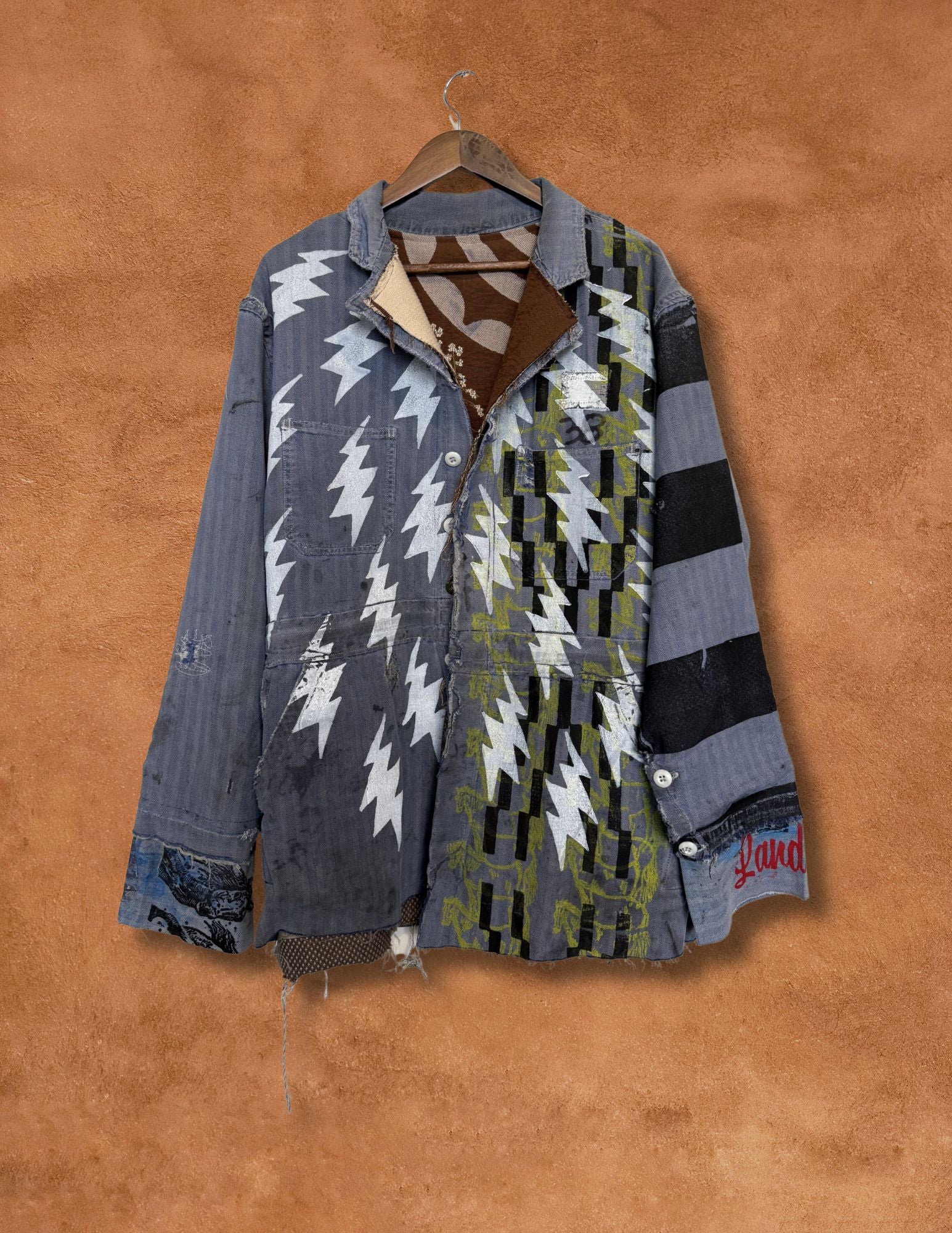 Upcycled Vintage Jacket by Running Horse Studio