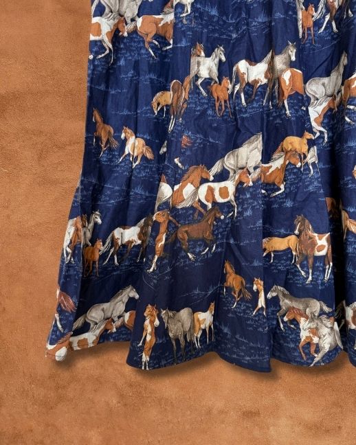 Vintage 80s Rodeo Skirt