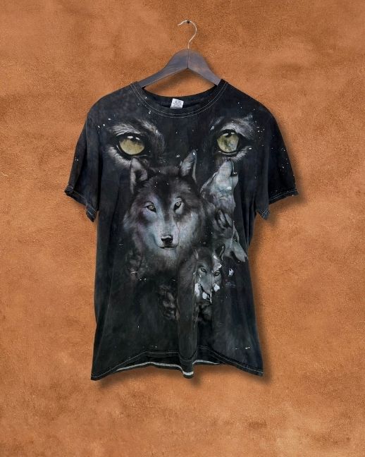 Upcycled Vintage 80s Wolf Tee