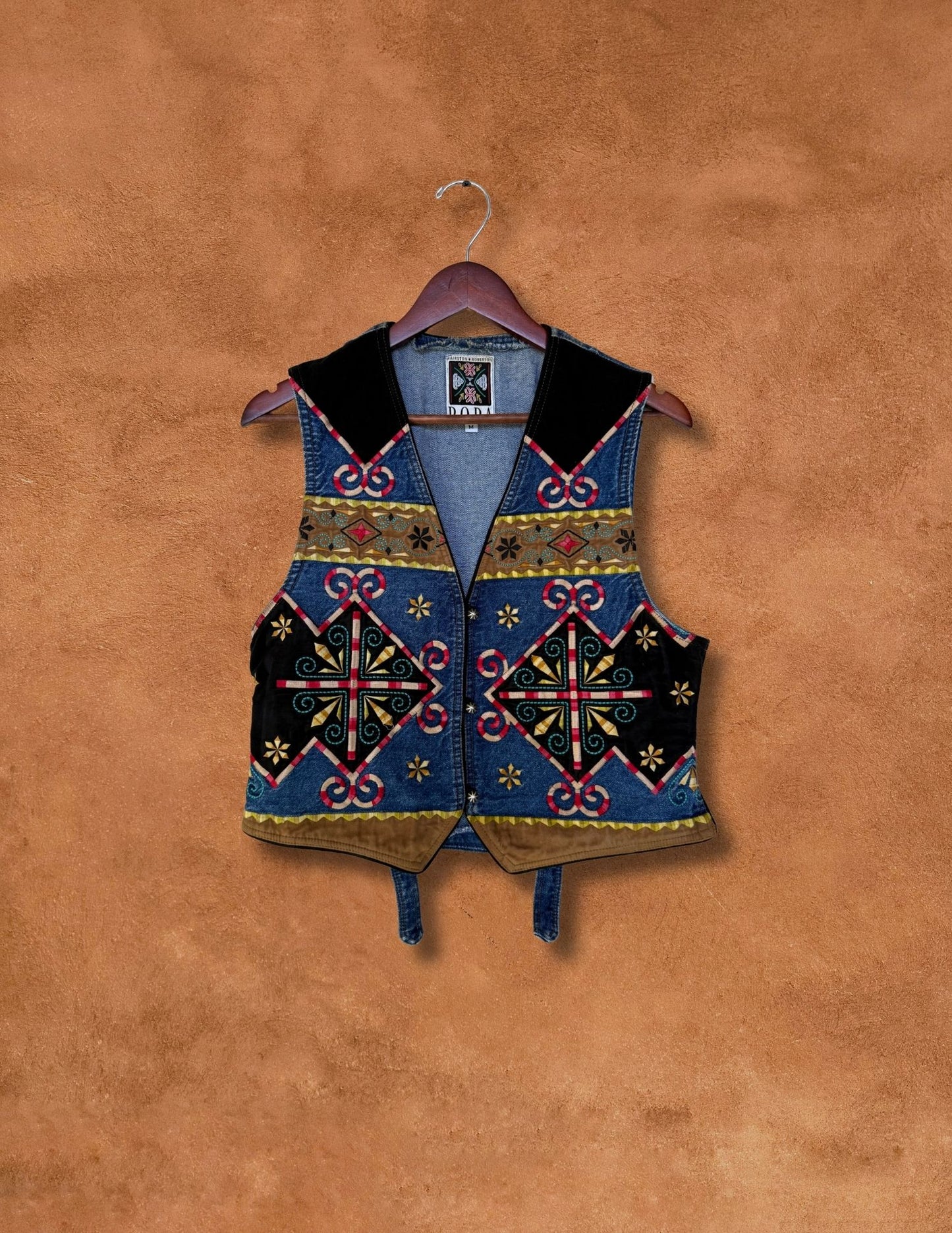 Vintage Embroidered Southwest Vest