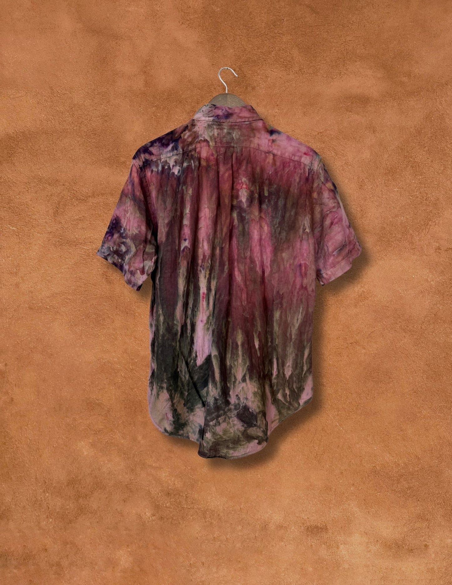 Upcycled Vintage Linen Shirt 46 x 31