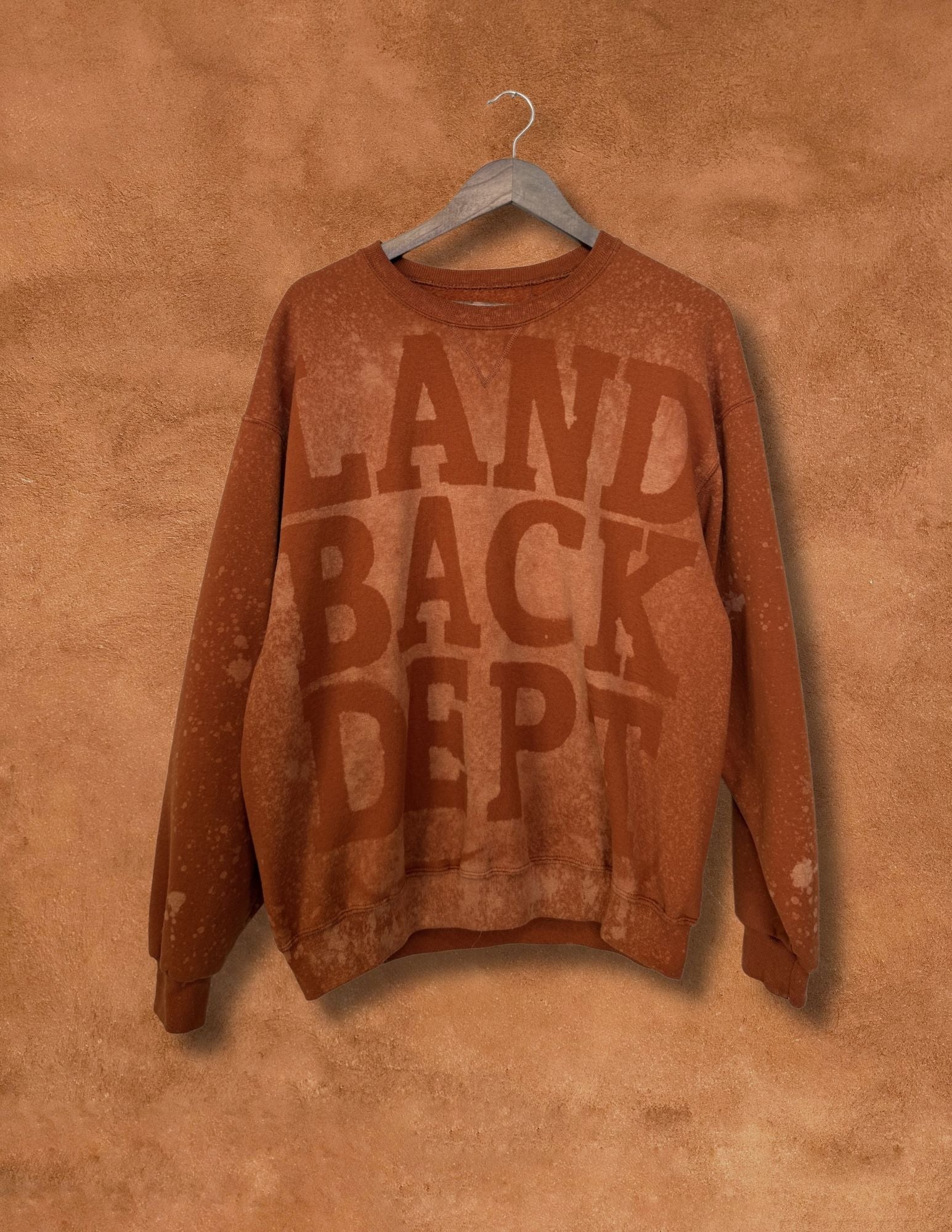 Upcycled Vintage Sweatshirt- 50 x 27 Land Back Dept