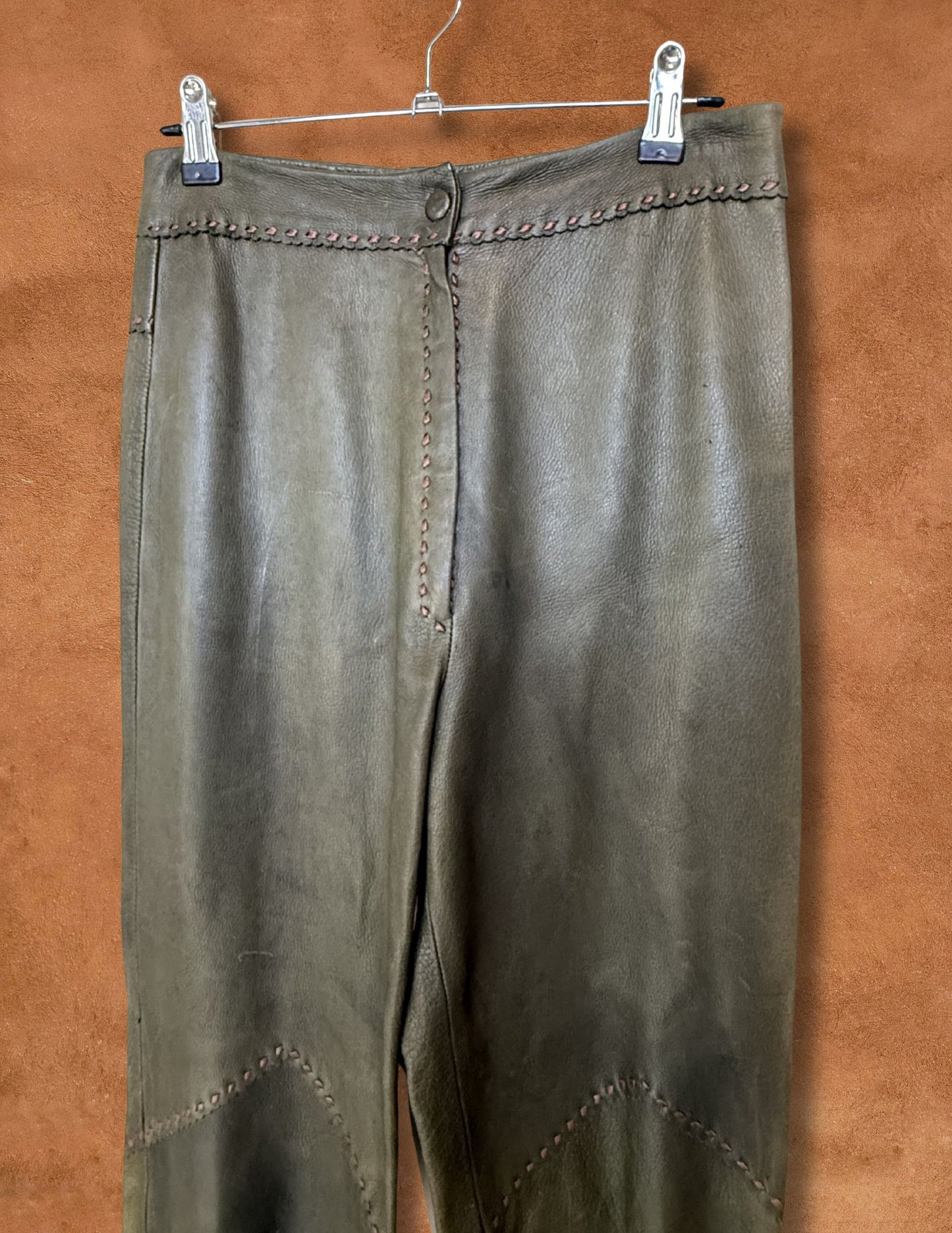 Vintage 70s Lambskin Pants 28 x 29