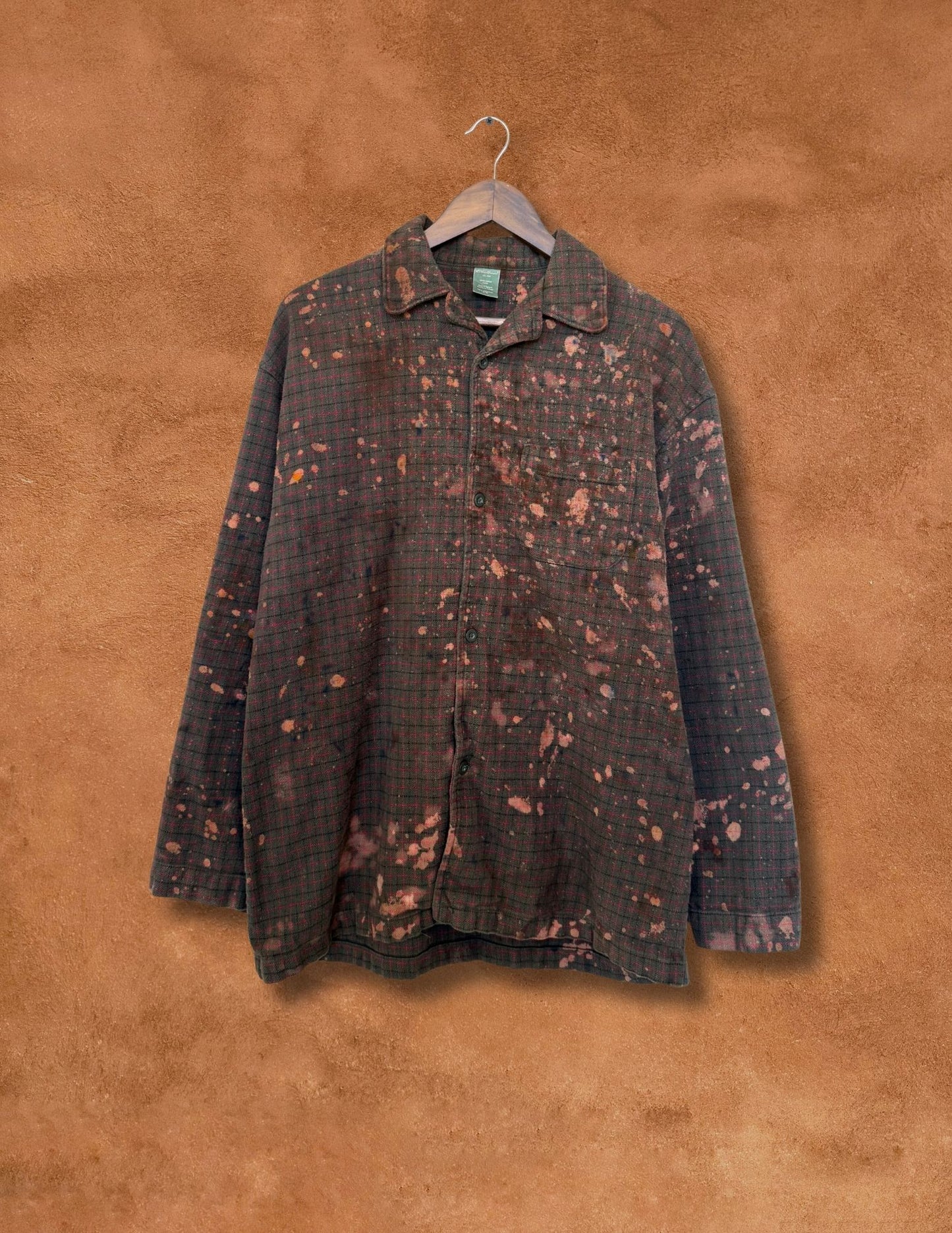 Upcycled Vintage Plaid Flannel Shirt - 14 of 44 Land Back