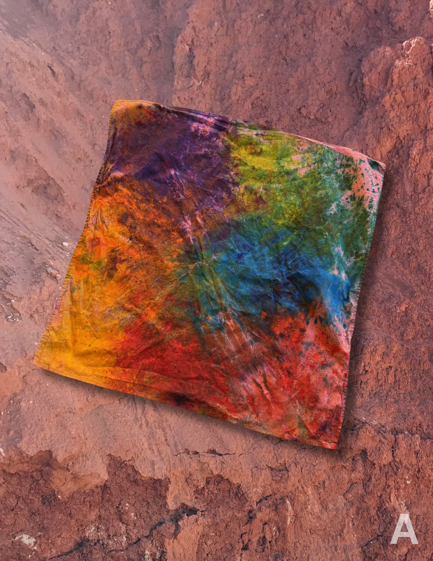 Limited Edition Hand Dyed Organic Cotton Bandana