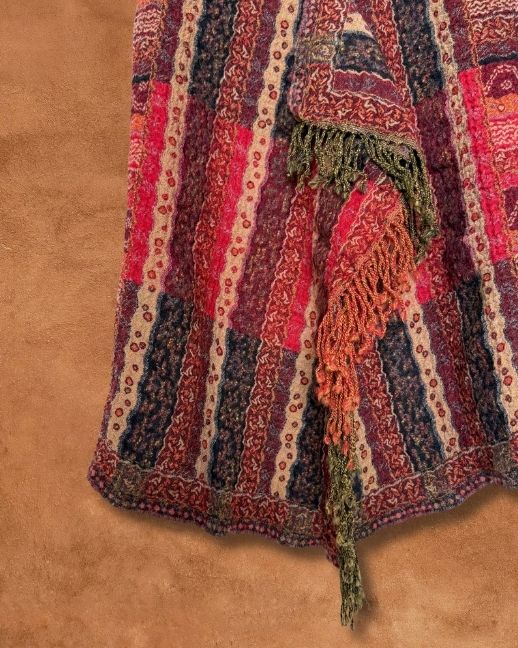 Vintage 80s Knit Asymmetrical Skirt