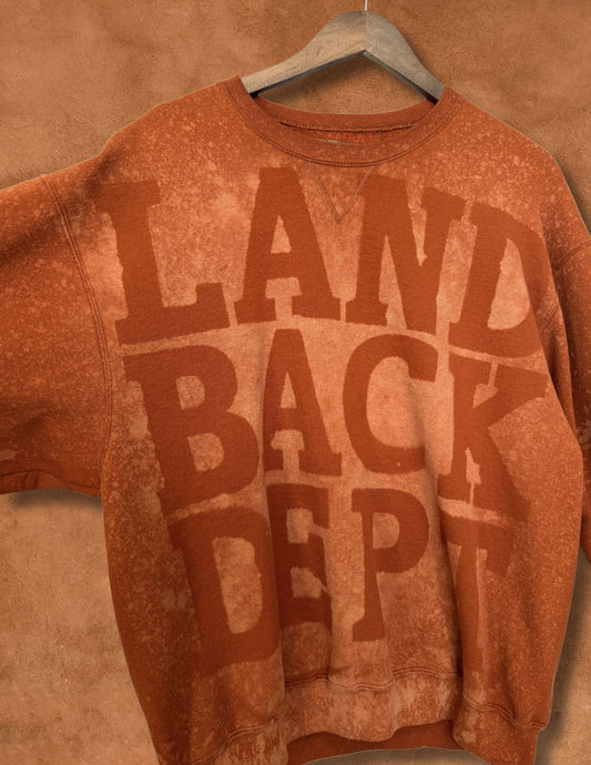 Upcycled Vintage Sweatshirt- 50 x 27 Land Back Dept