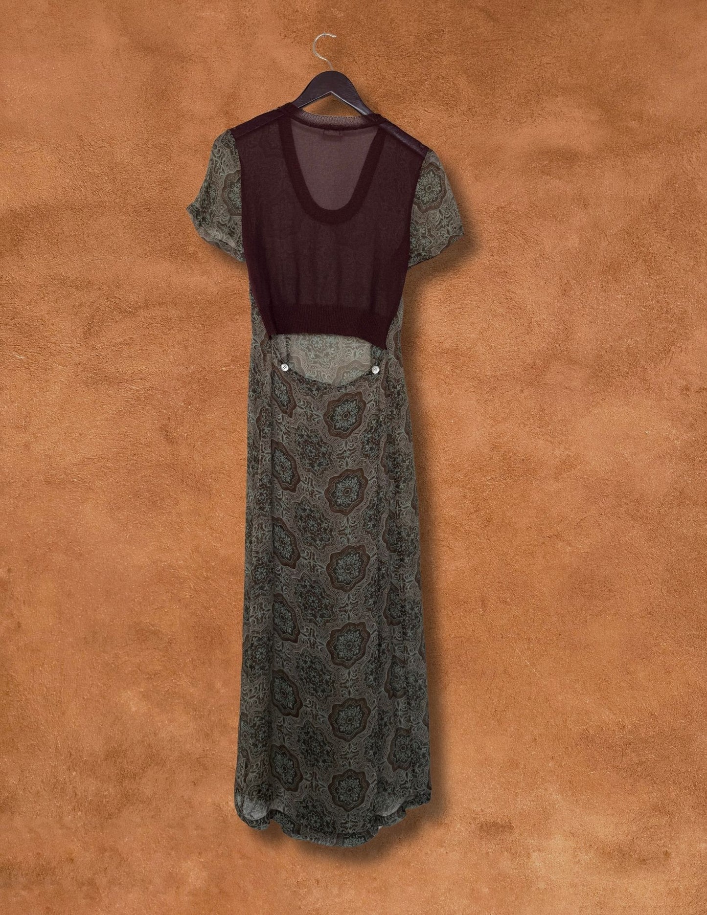 Vintage 90s Silk Chiffon Dries Van Noten Size 38