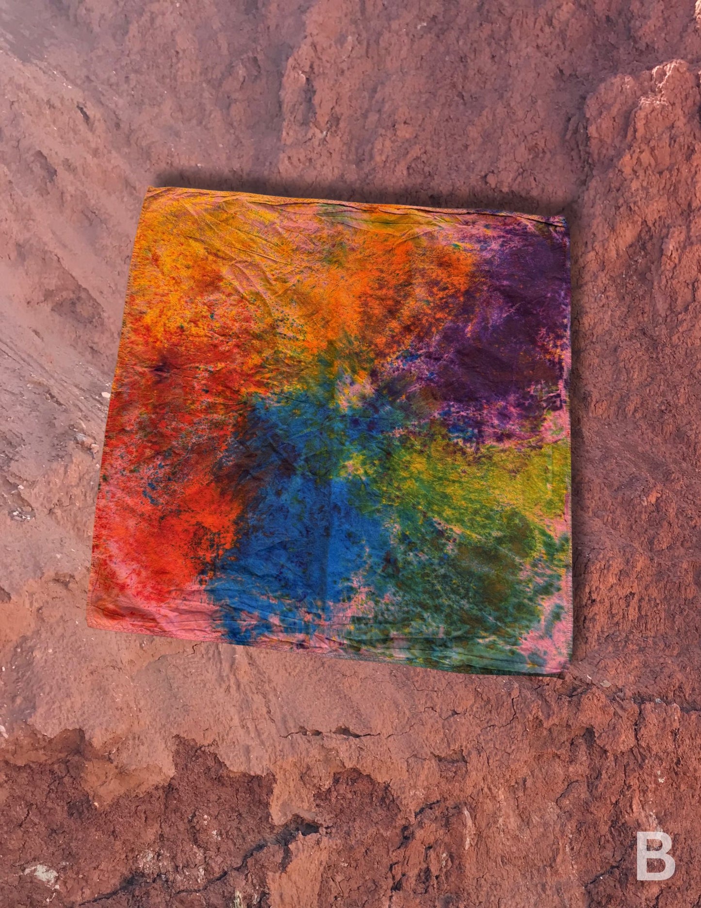 Limited Edition Hand Dyed Organic Cotton Bandana
