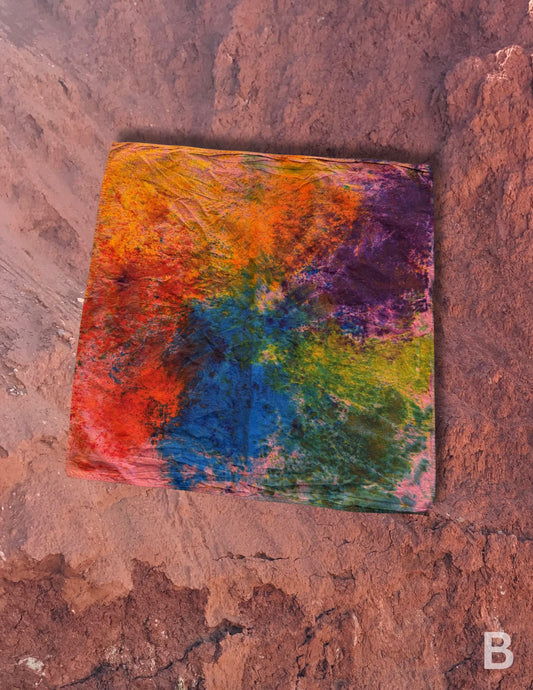 Limited Edition Hand Dyed Organic Cotton Bandana