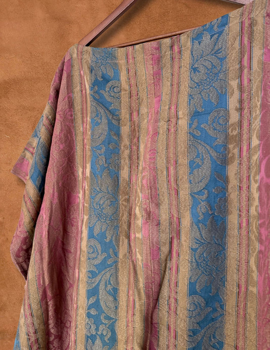 Upcycled Vintage Brocade Top