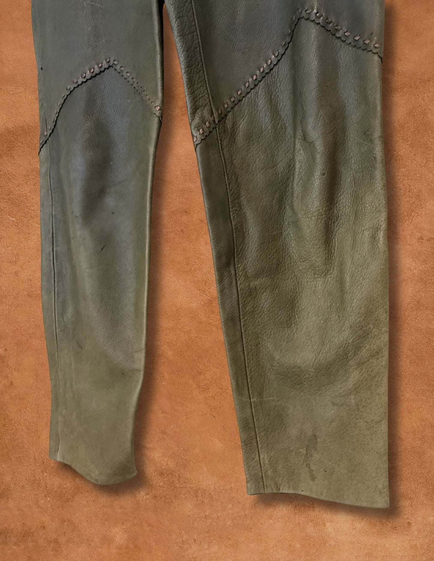 Vintage 70s Lambskin Pants 28 x 29
