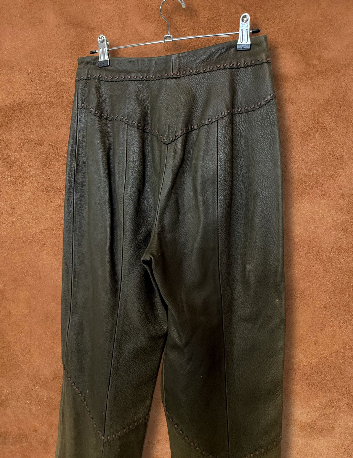 Vintage 70s Lambskin Pants 28 x 29