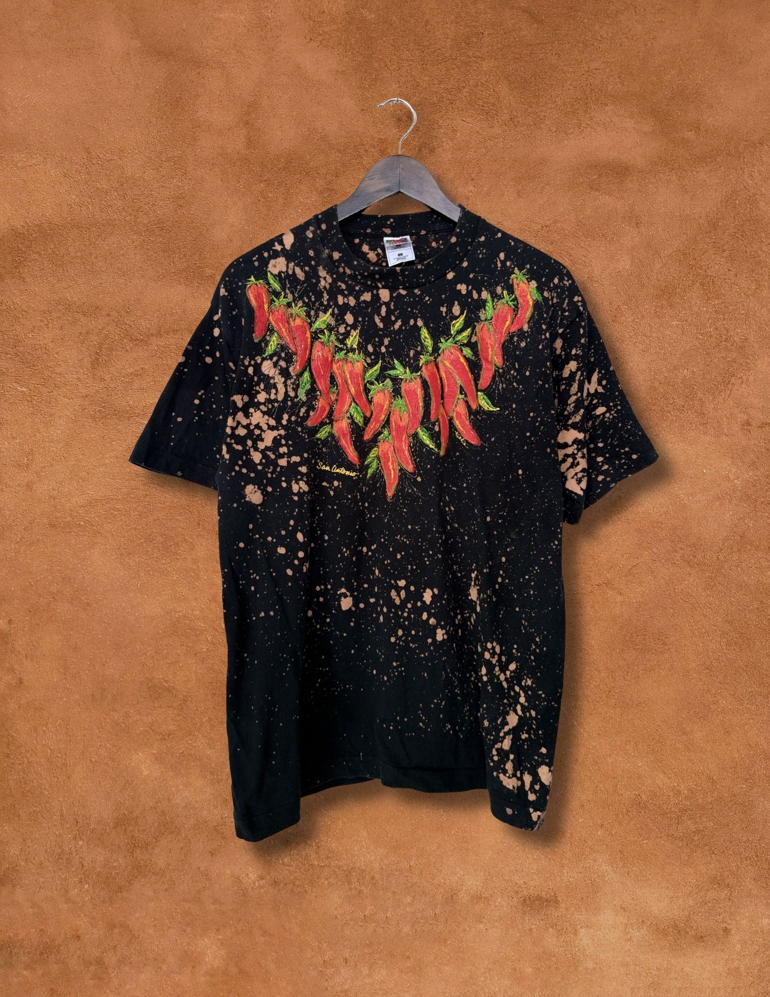 Upcycled Vintage 80s Tee- Spicy 40 x 28