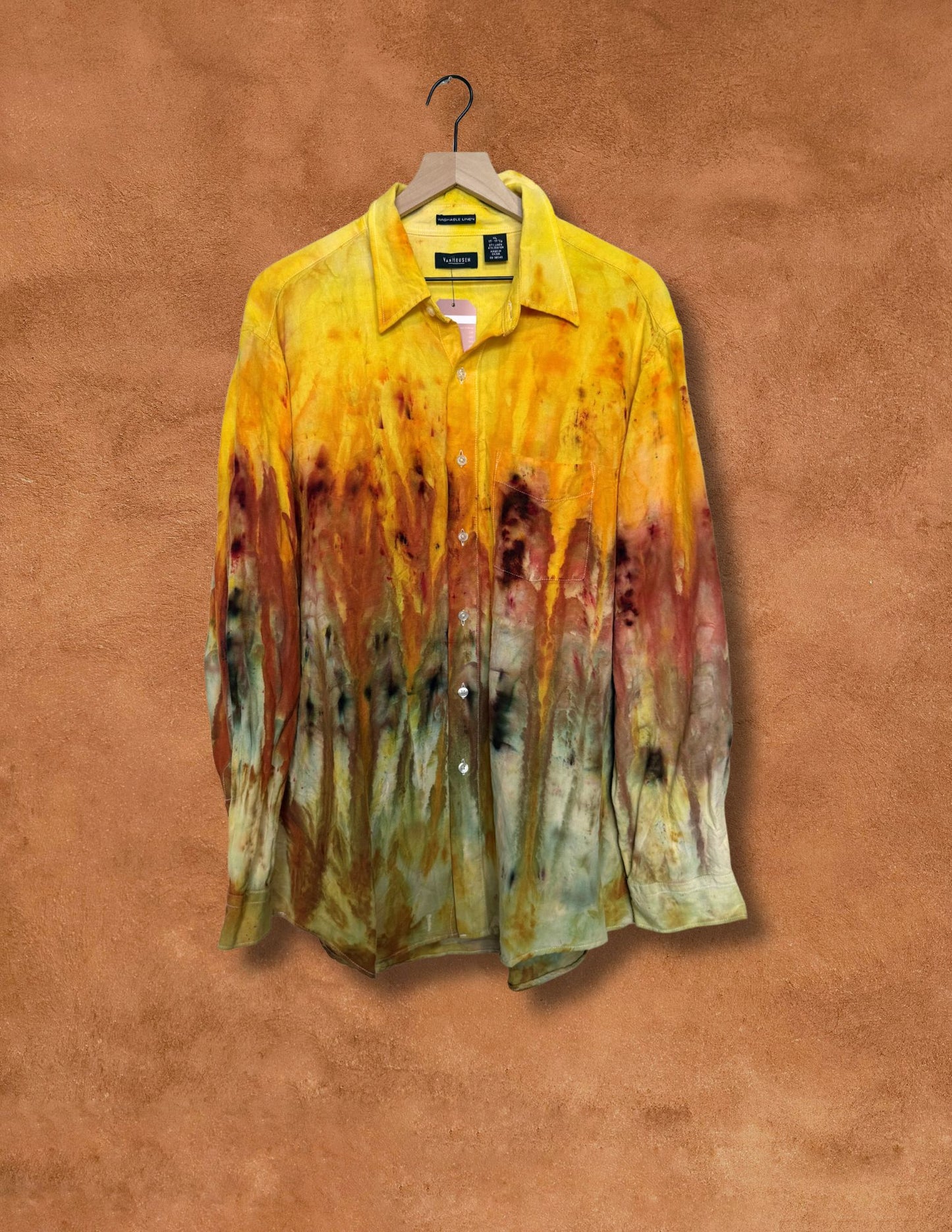 Upcycled Vintage Linen Shirt
