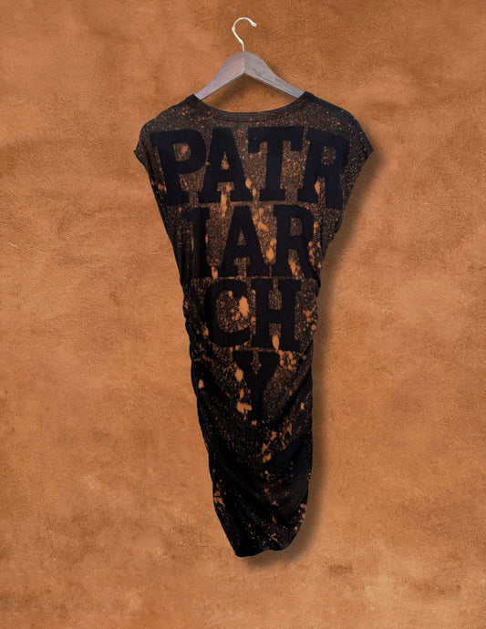 Upcycled Vintage Dress- 38 x 36  PATRIARCHY