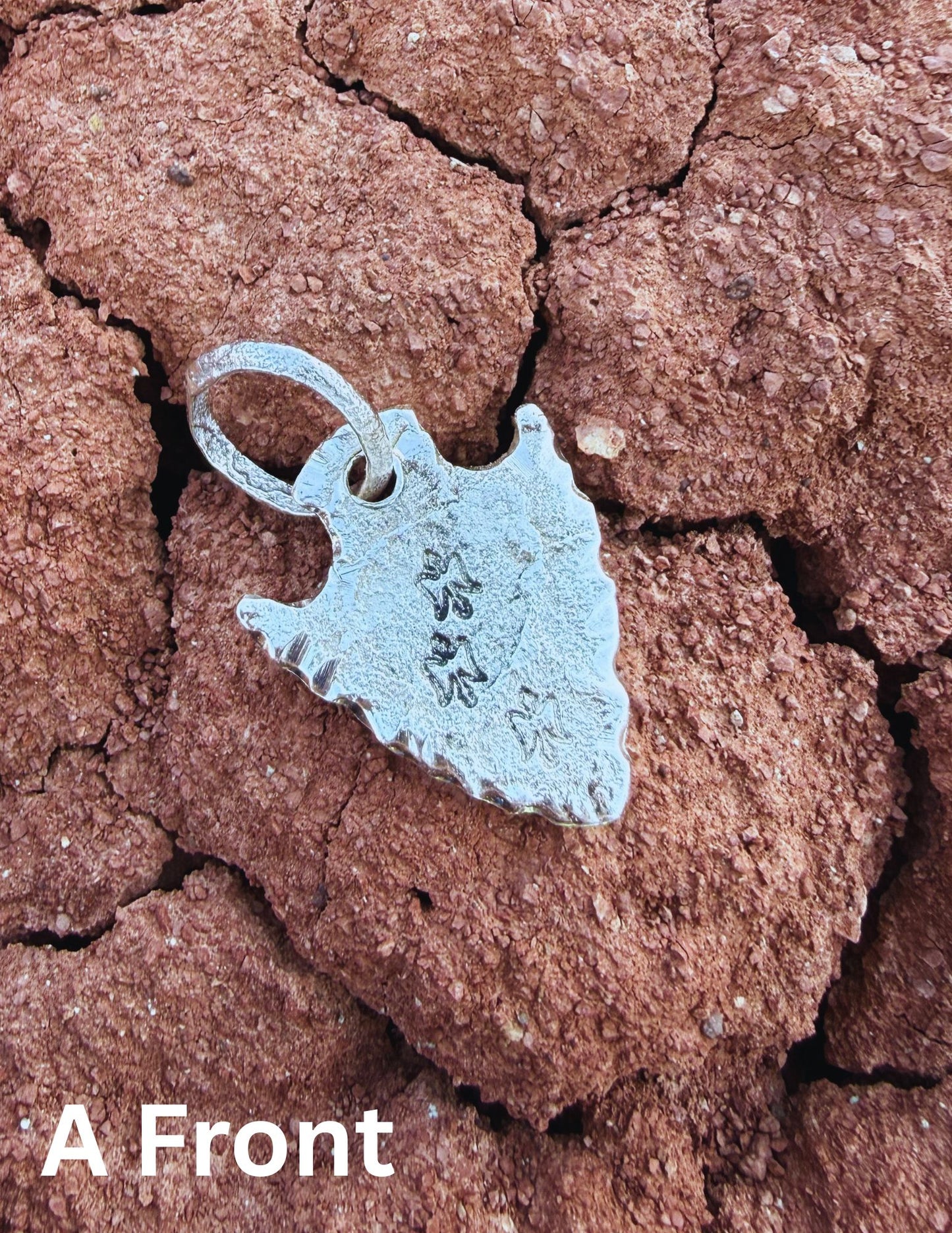 ++ Navajo Made Sterling Silver Arrowhead Pendant Collection++ by  Diné artist Gino Antonio