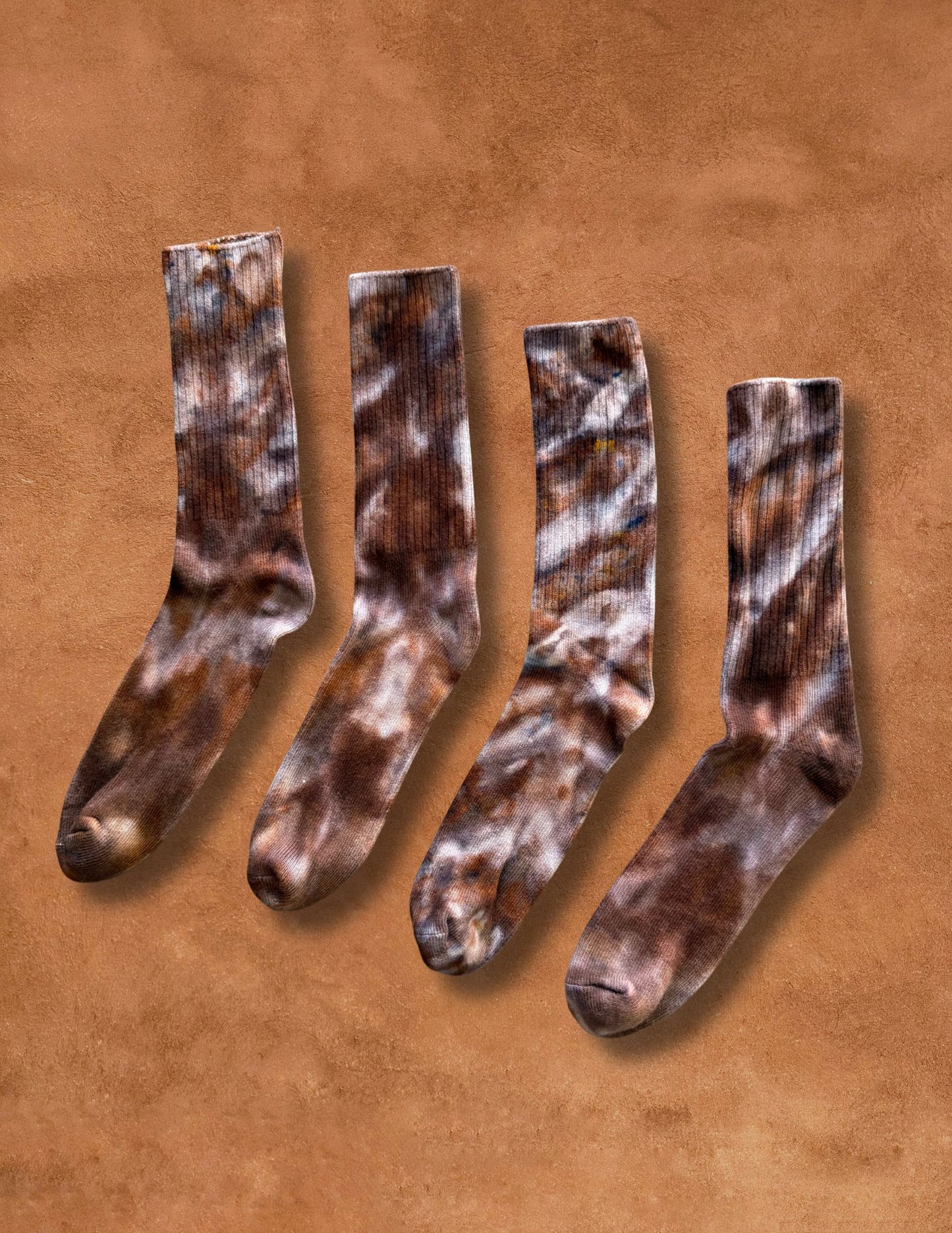 Limited Edition Hand Dyed Softest Socks- Timber