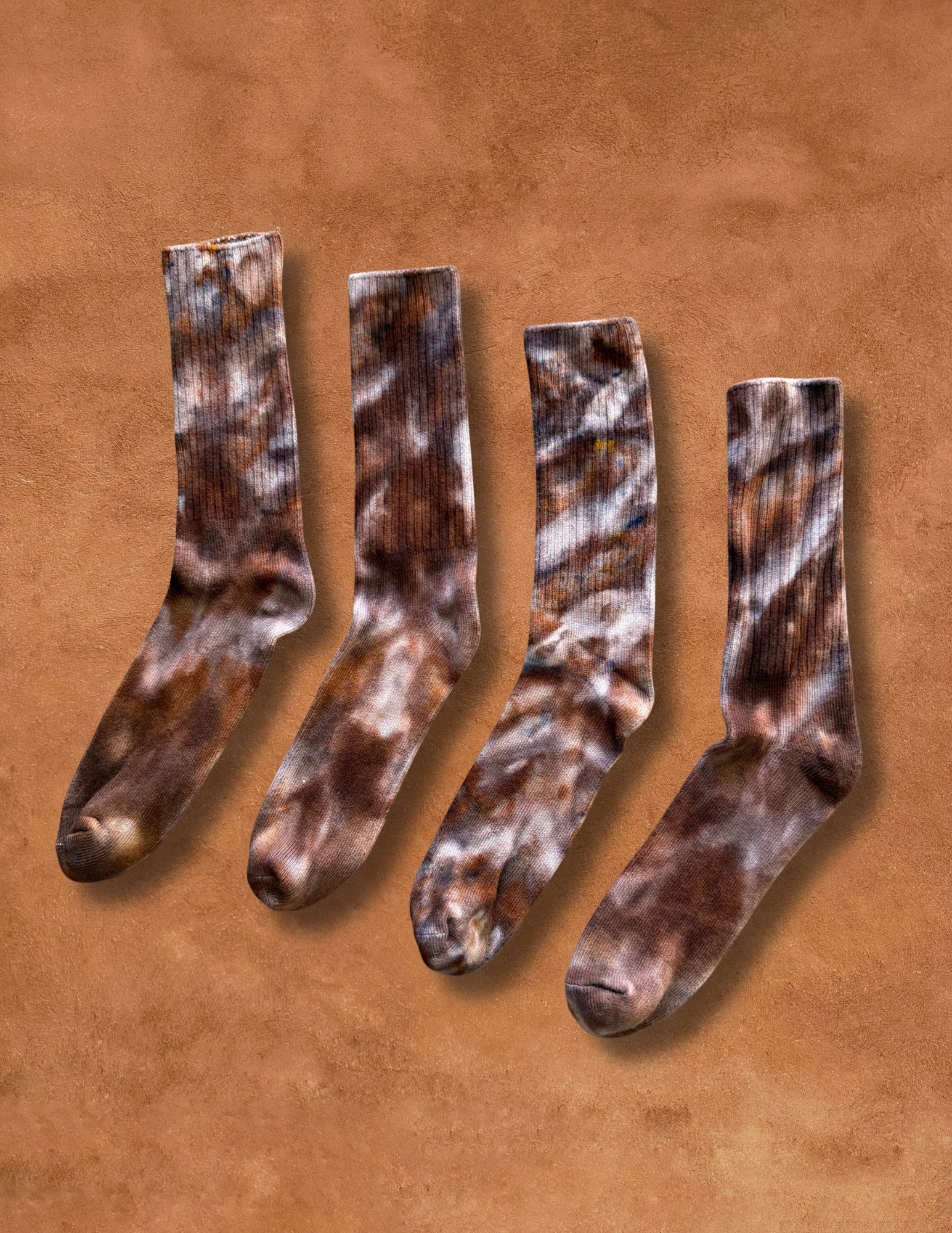 Limited Edition Hand Dyed Softest Socks- Timber