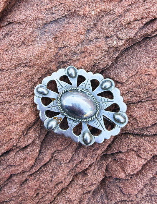 🤎 Vintage Sterling Southwest Pin