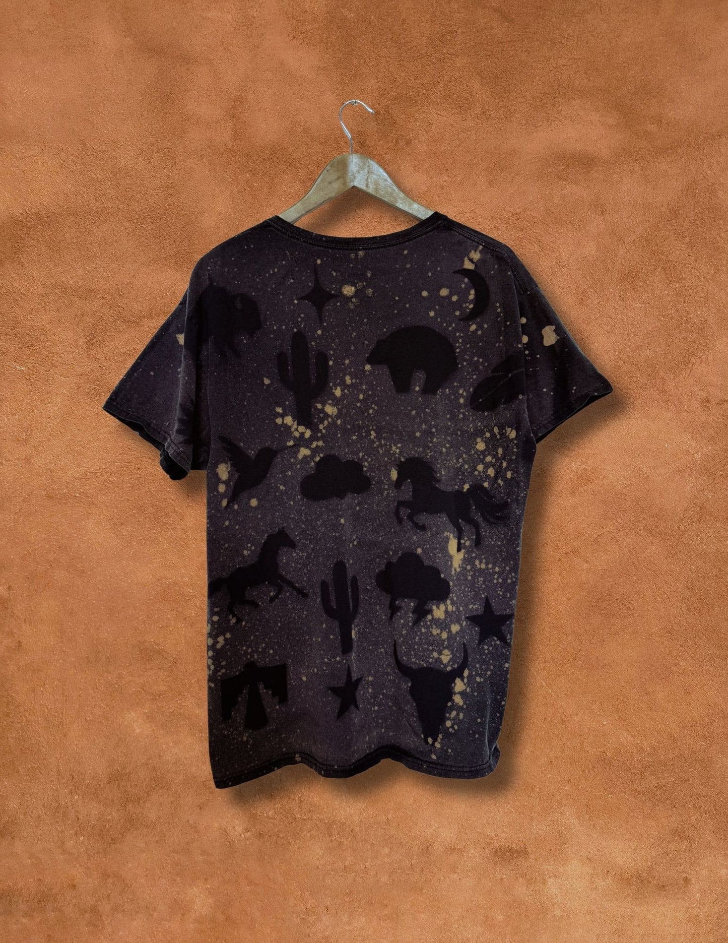 Upcycled Vintage Pocket Tee- 46 x 28 Eclectic Southwest