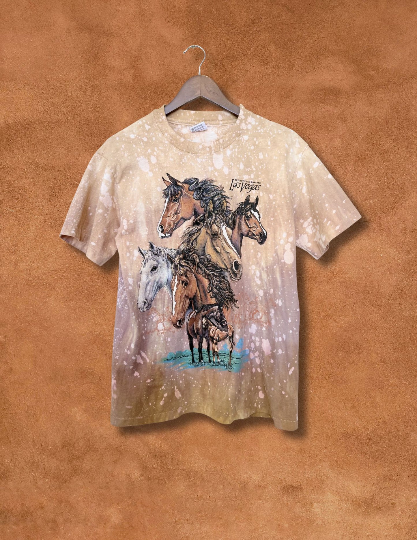 Upcycled VintagStallion Tee- Land Back 40 x 27