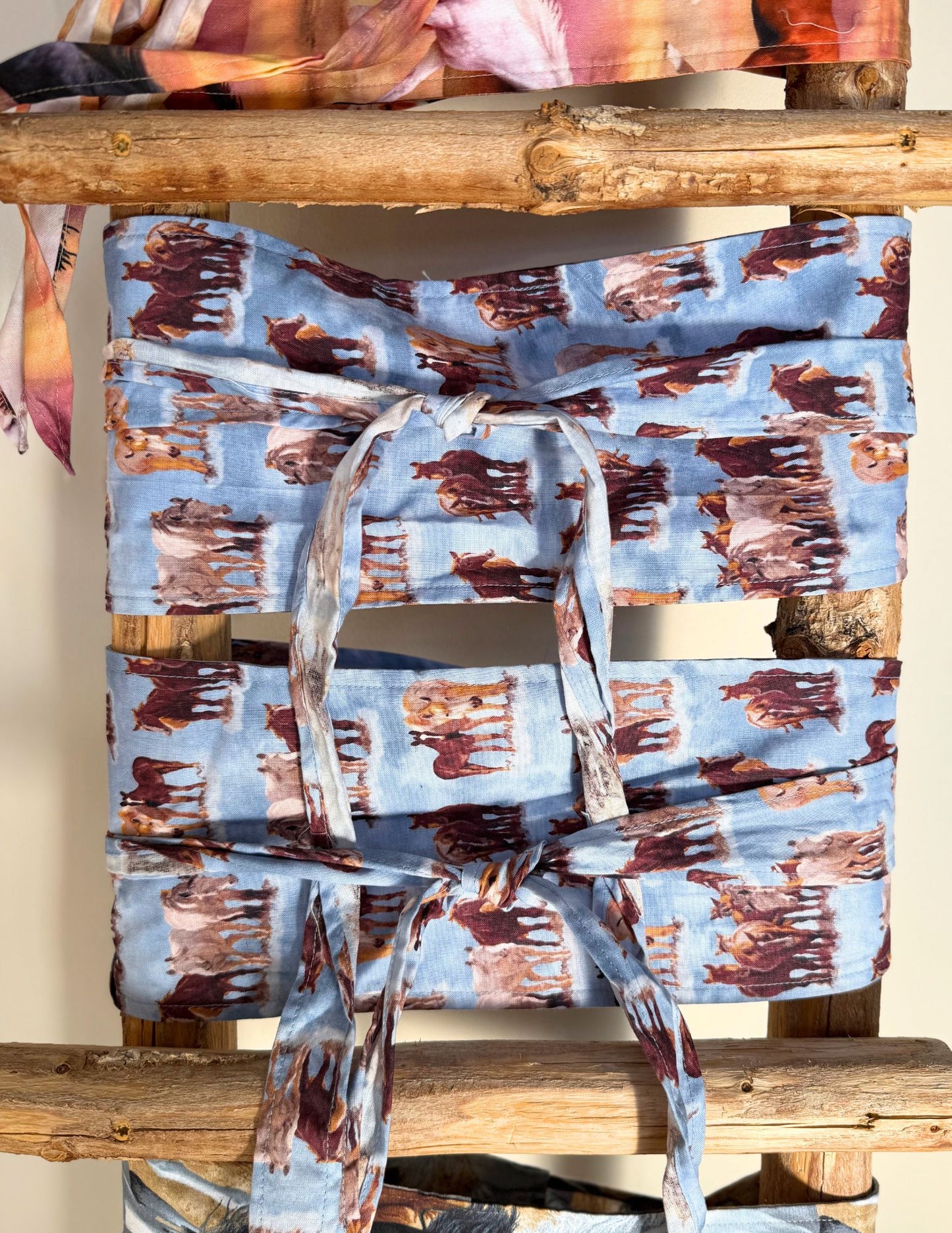 + Upcycled Western Sash Belt +