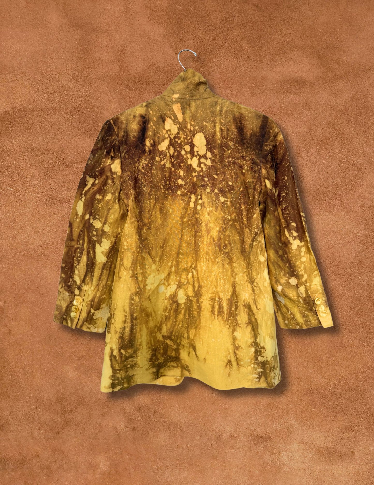 Upcycled Vintage Linen Blazer 38 x 32