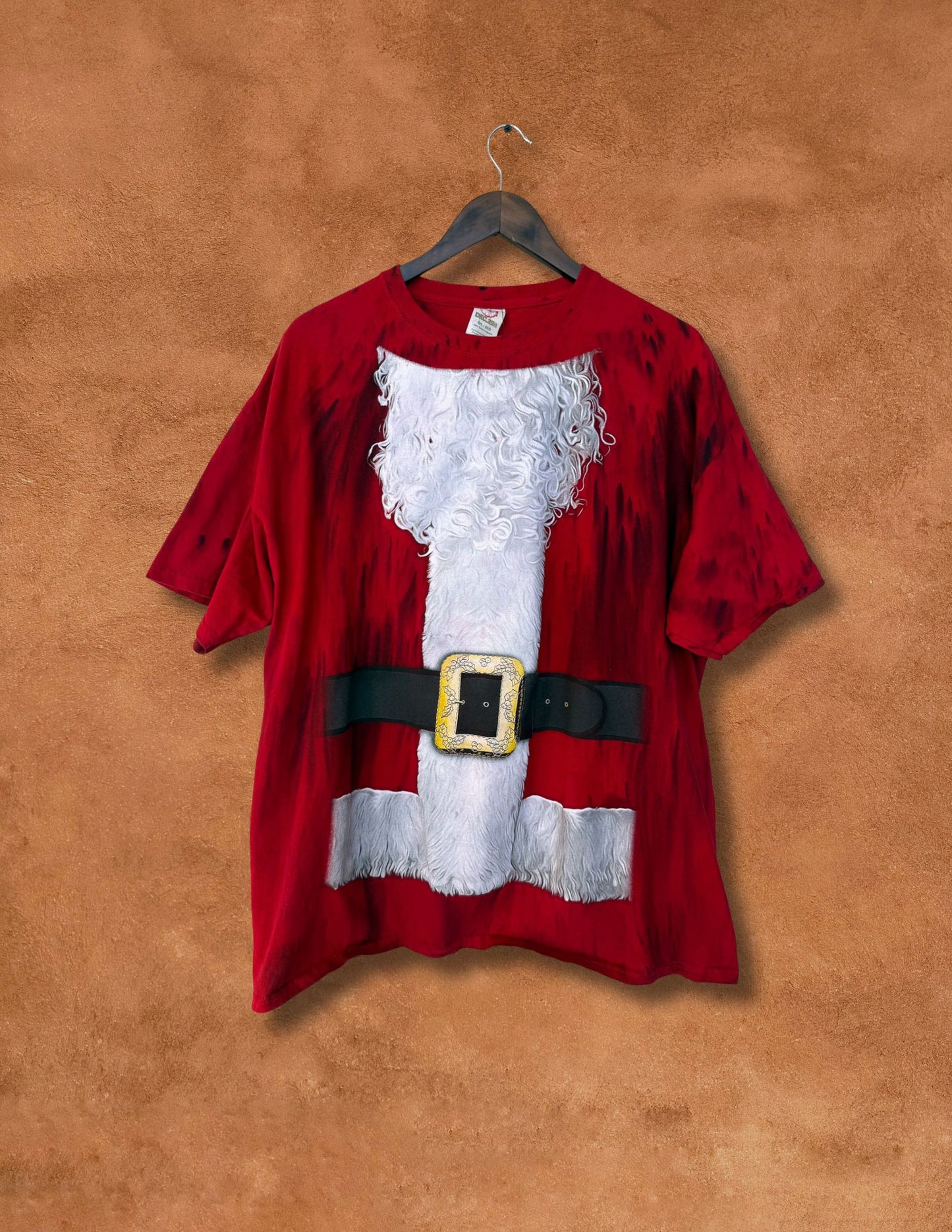 Upcycled Vintage 80s Christmas Tee- Dirty Santa