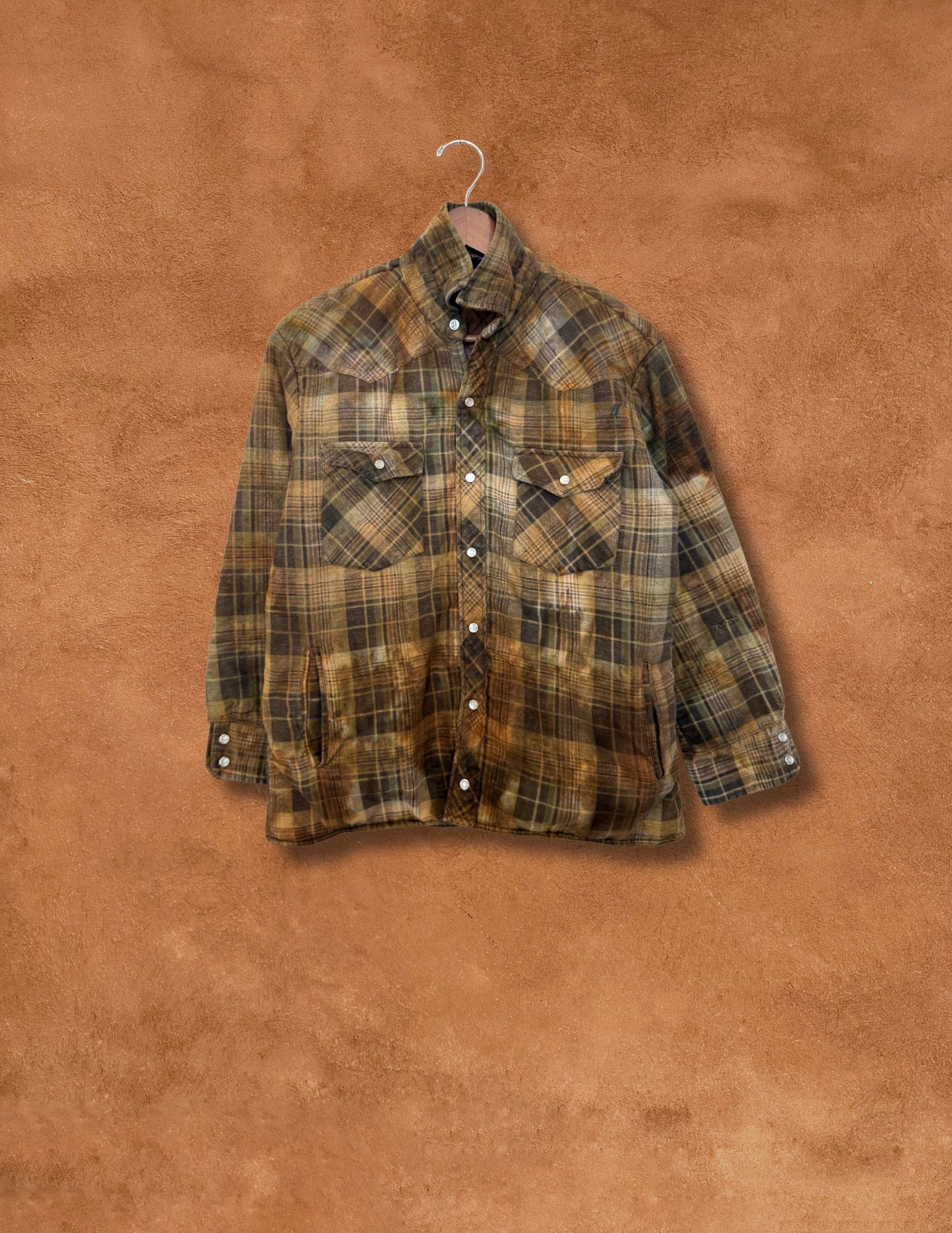 Upcycled Vintage Plaid Flannel Jacket - 38 of 44