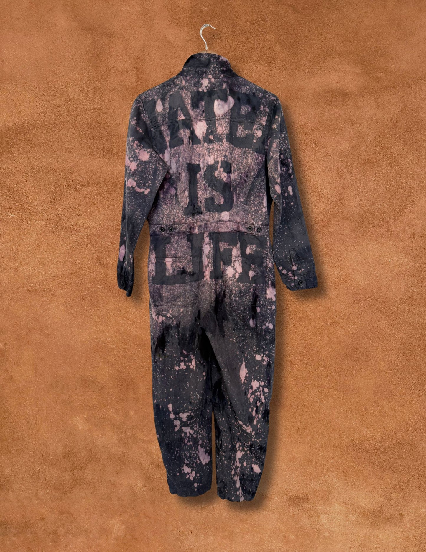 Vintage Denim 90s Flysuit- Water is Life 32 x 27 M