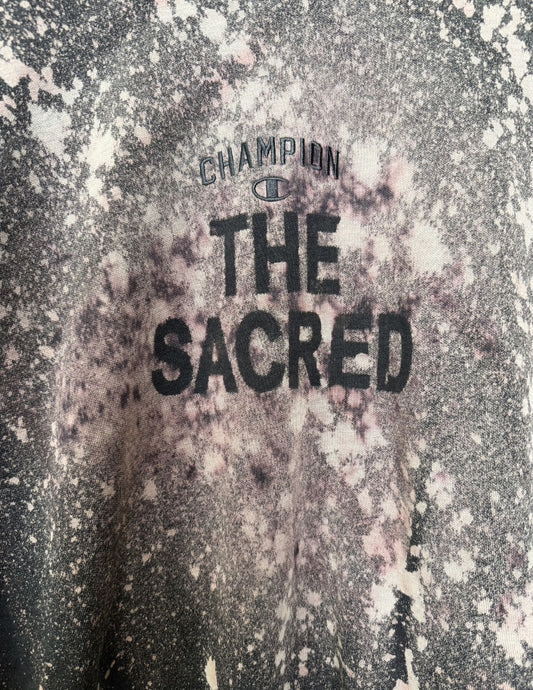 Upcycled Vintage Hoodie- 64 x 28 Champion The Sacred