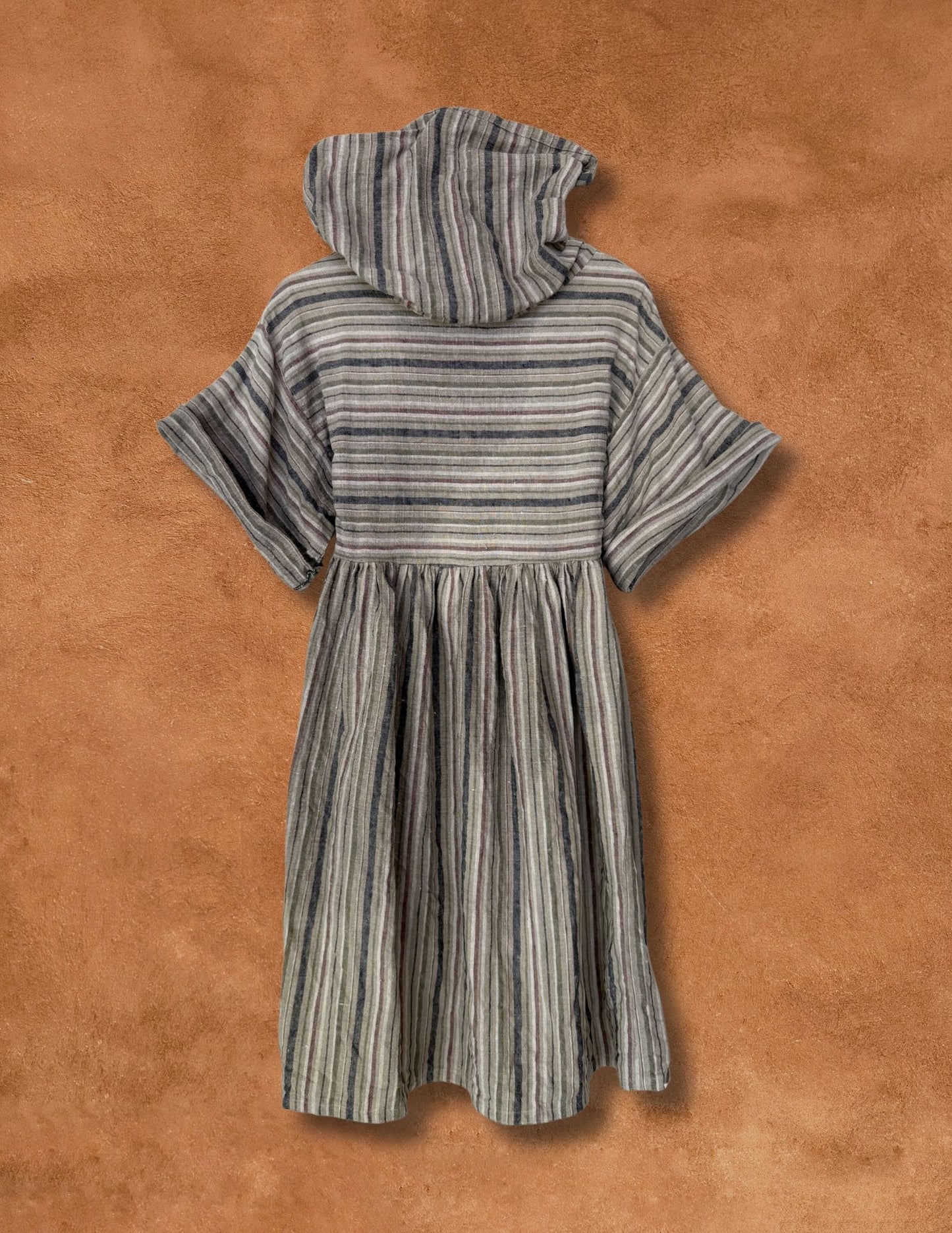 Upcycled Vintage 80s Linen Dress