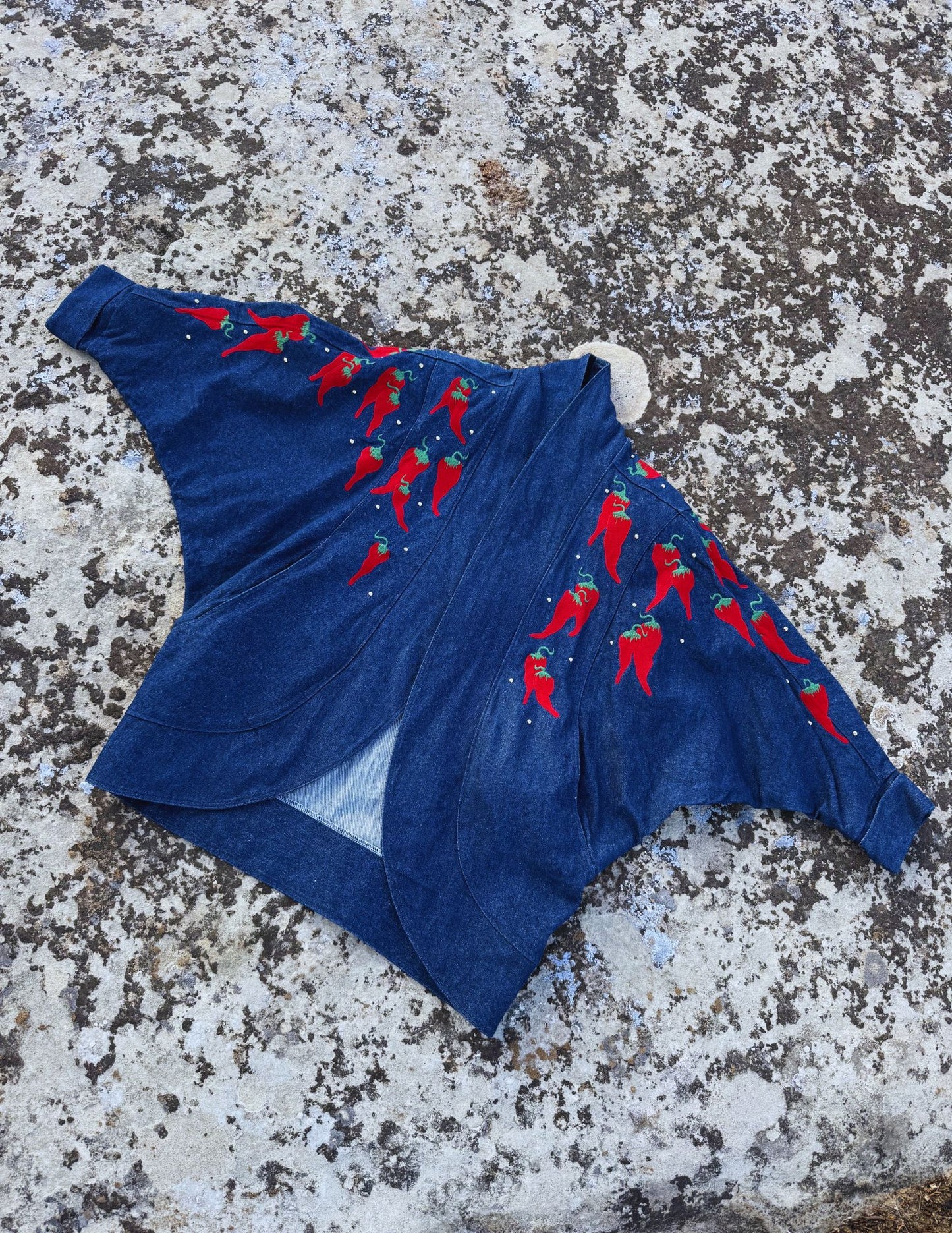 Vintage 80s Red Hot Southwest Jacket 56 x 33