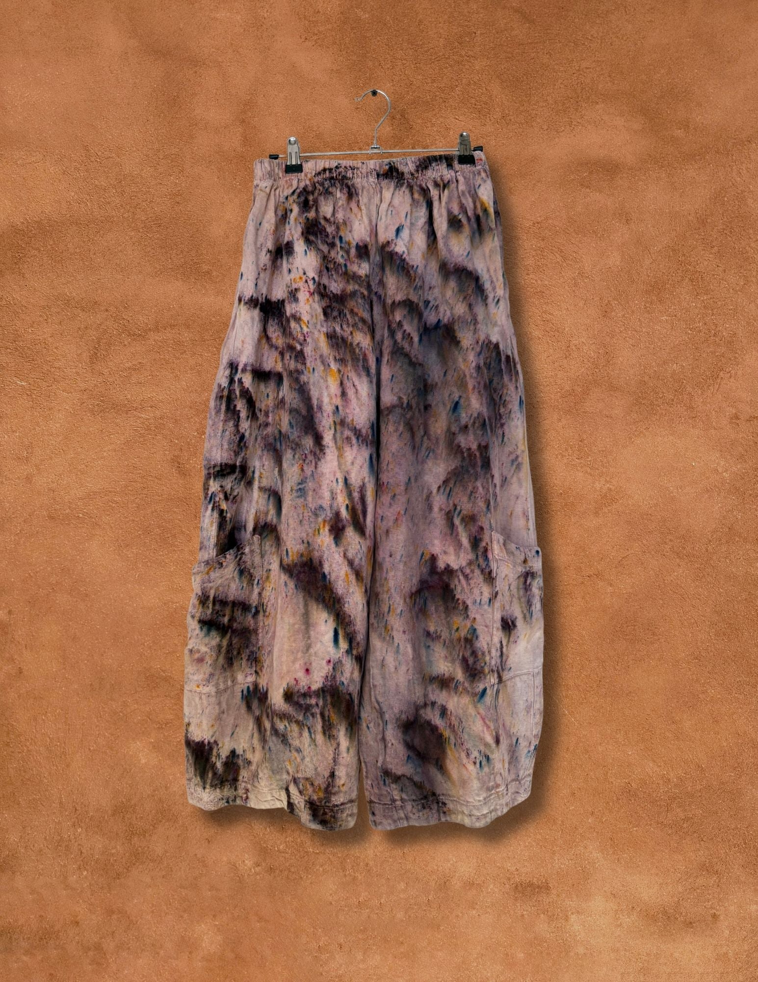 Upcycled Vintage Linen Wide Leg Pant