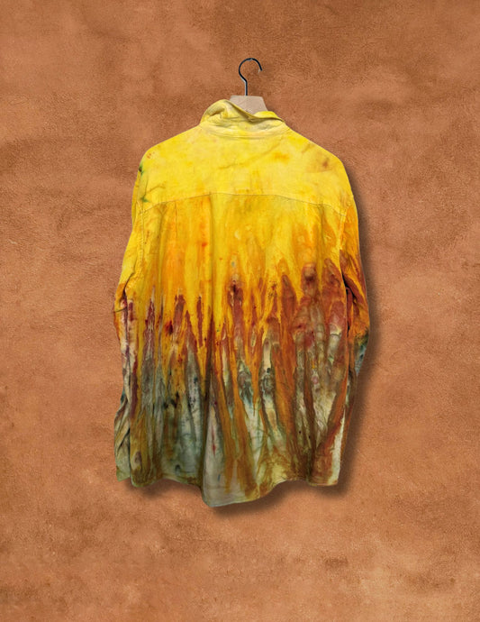 Upcycled Vintage Linen Shirt