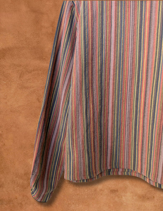 Upcycled Vintage Linen Tunic 44 x 22