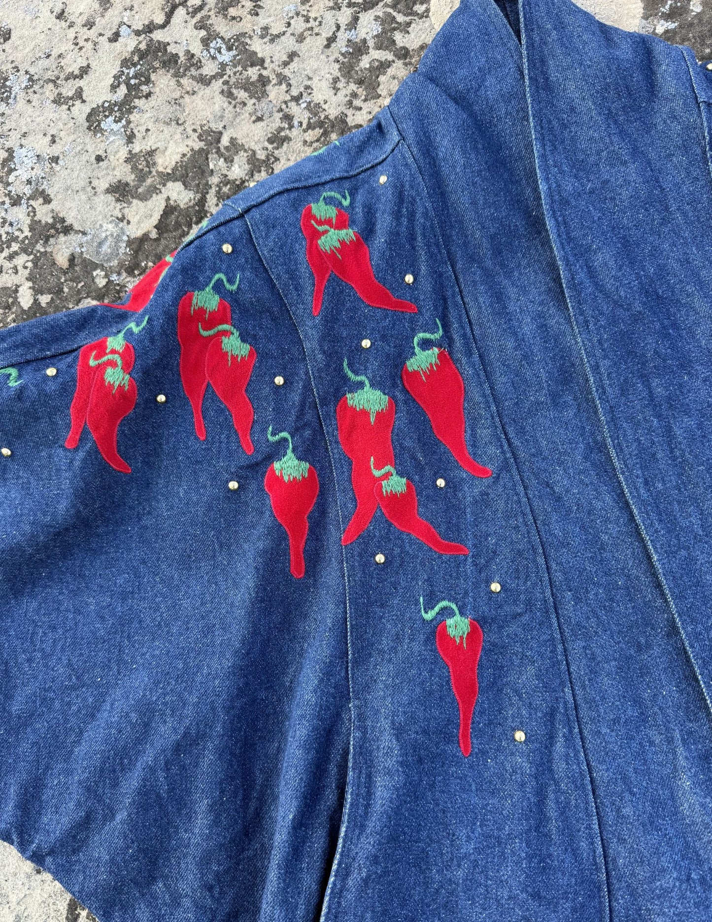 Vintage 80s Red Hot Southwest Jacket 56 x 33