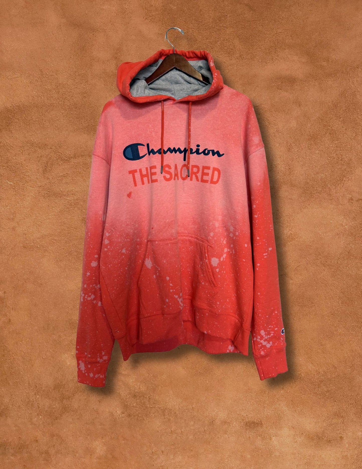 Upcycled Vintage Hoodie- 49 x 27 Champion The Sacred