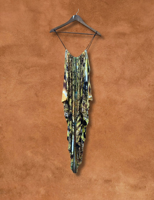 Vintage 90s Animal Print Dress