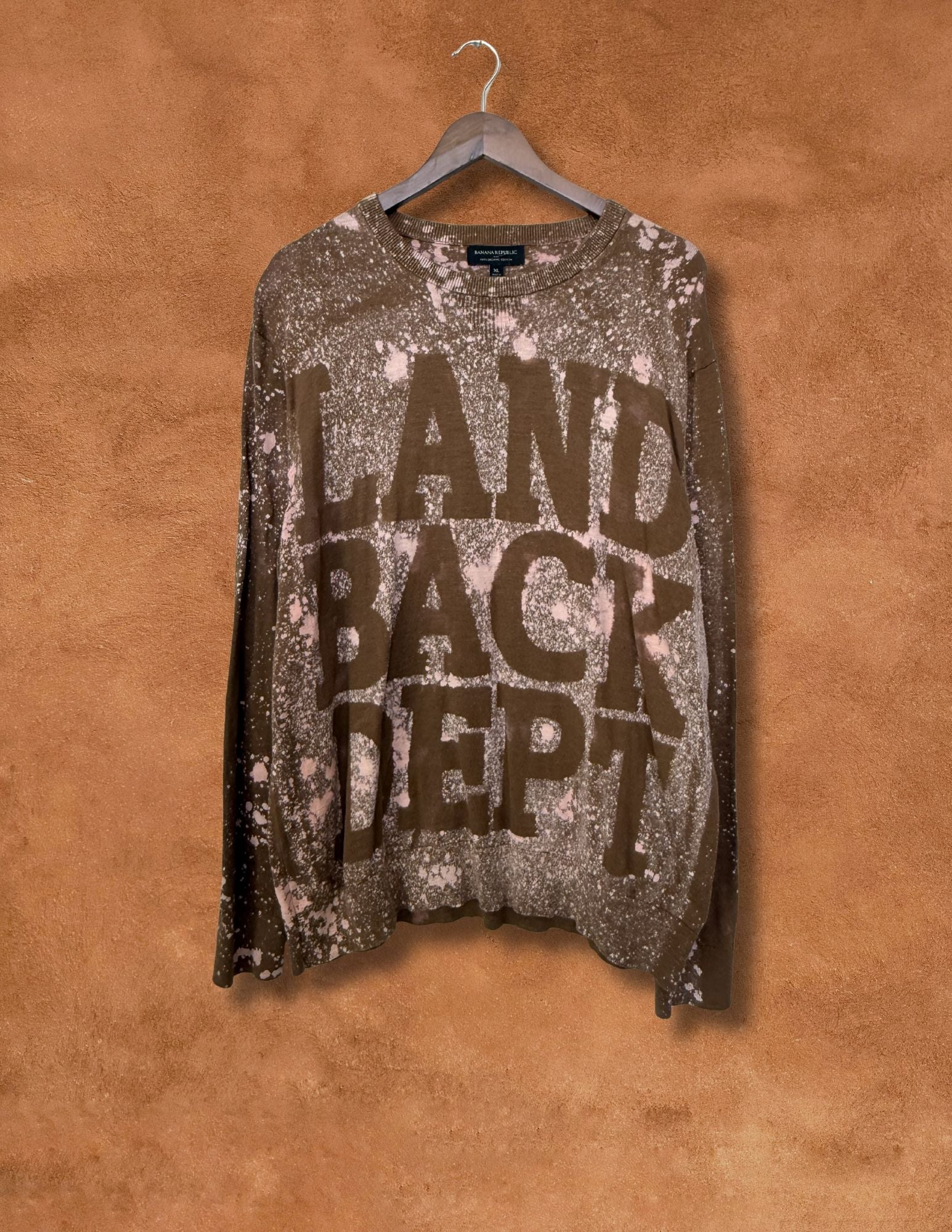 Upcycled Vintage Sweater- Land Back Dept 48 x 29