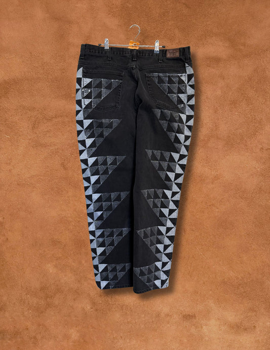Upcycled Vintage Jean by Running Horse Studio