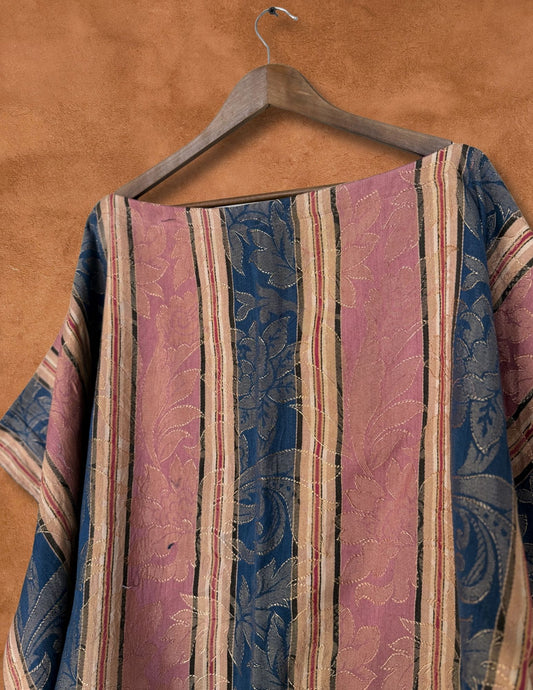 Upcycled Vintage Brocade Top