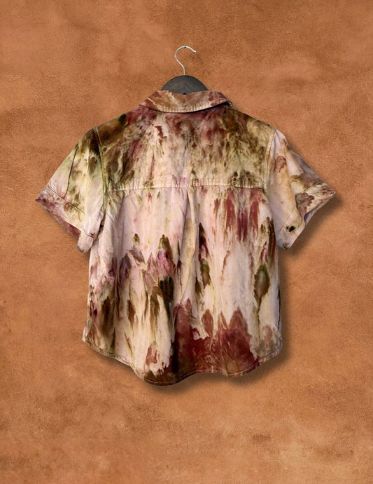 Upcycled Vintage Boxy Shirt 42 x 23
