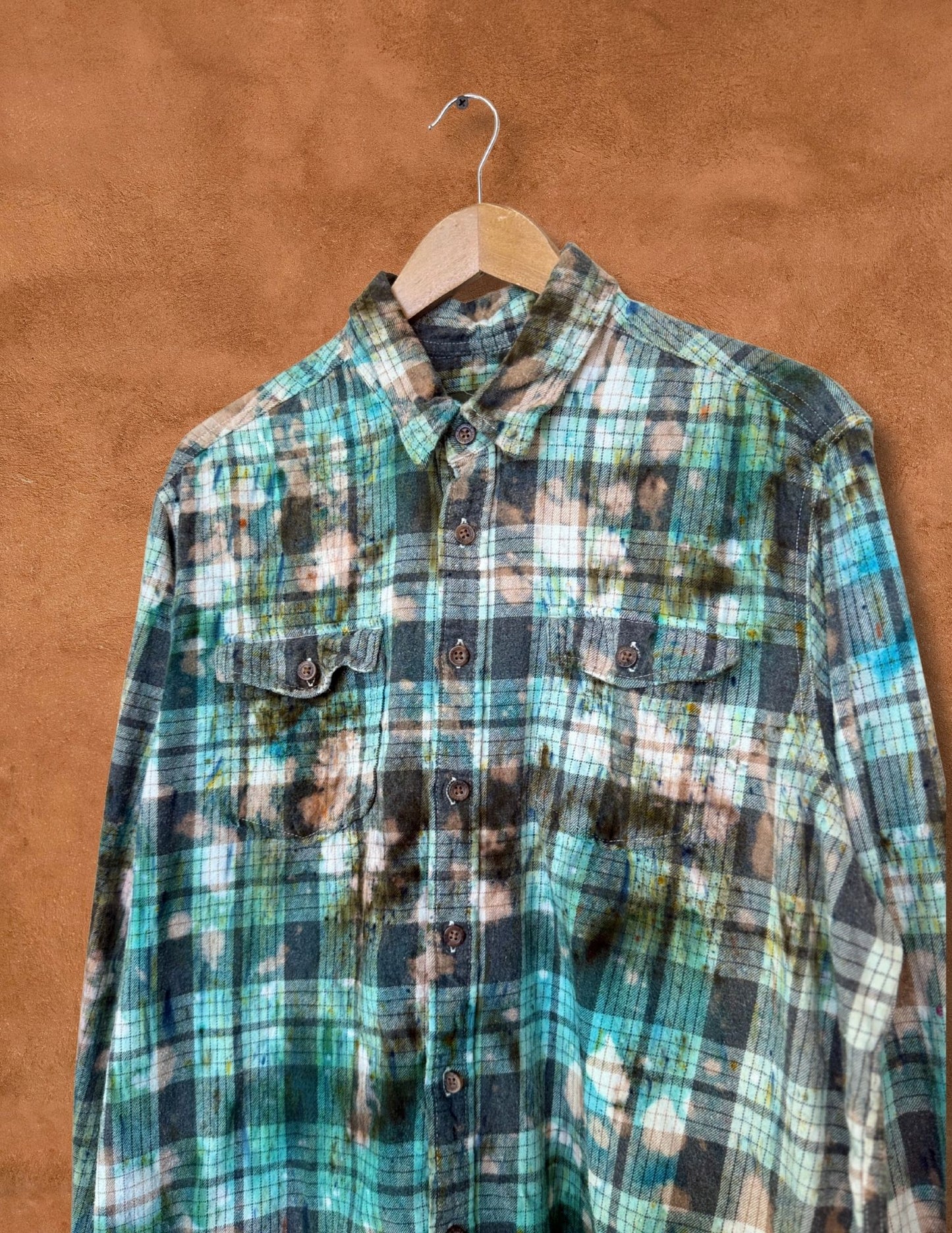 Upcycled Vintage Plaid Flannel Shirt - 16 of 44